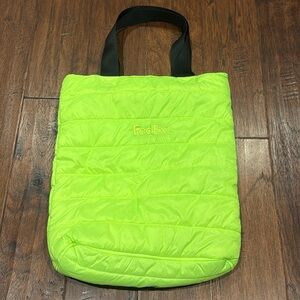 FedEx Neon Puffer Green Tote Bag